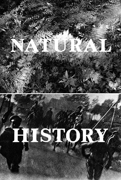 "Natural History" (1988) by MANUAL is a diptych of color coupler prints. (Courtesy Moody Gallery)