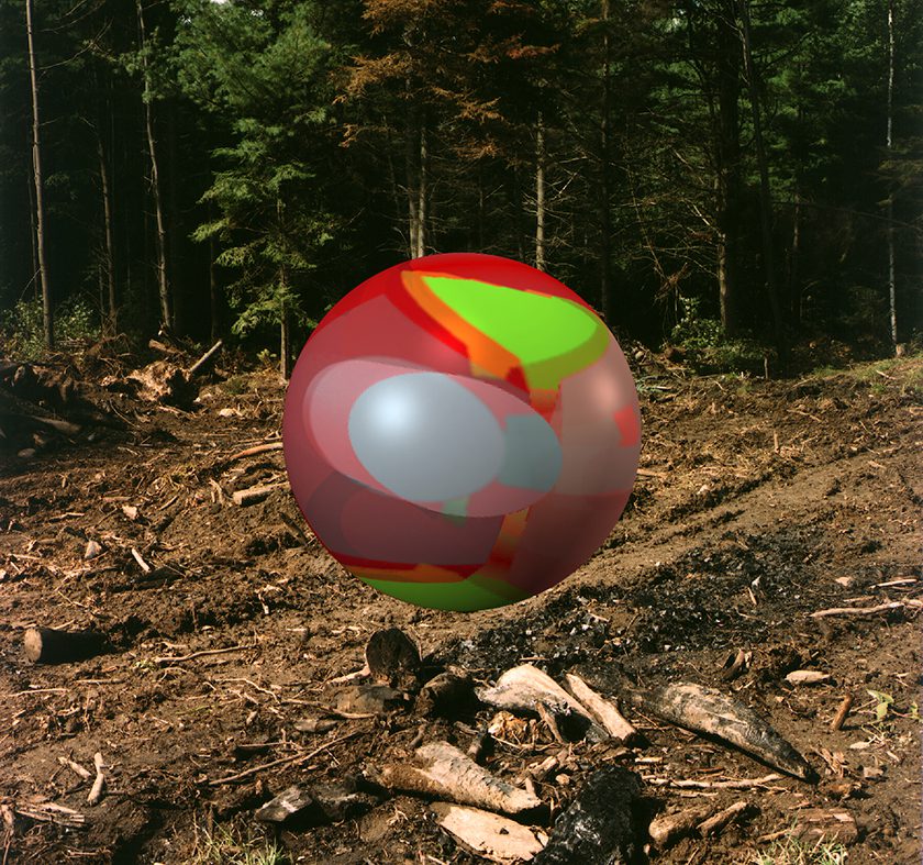 "Worldmaker" (1992) by MANUAL is a Type C photograph mounted with laminate. (Courtesy Moody Gallery)