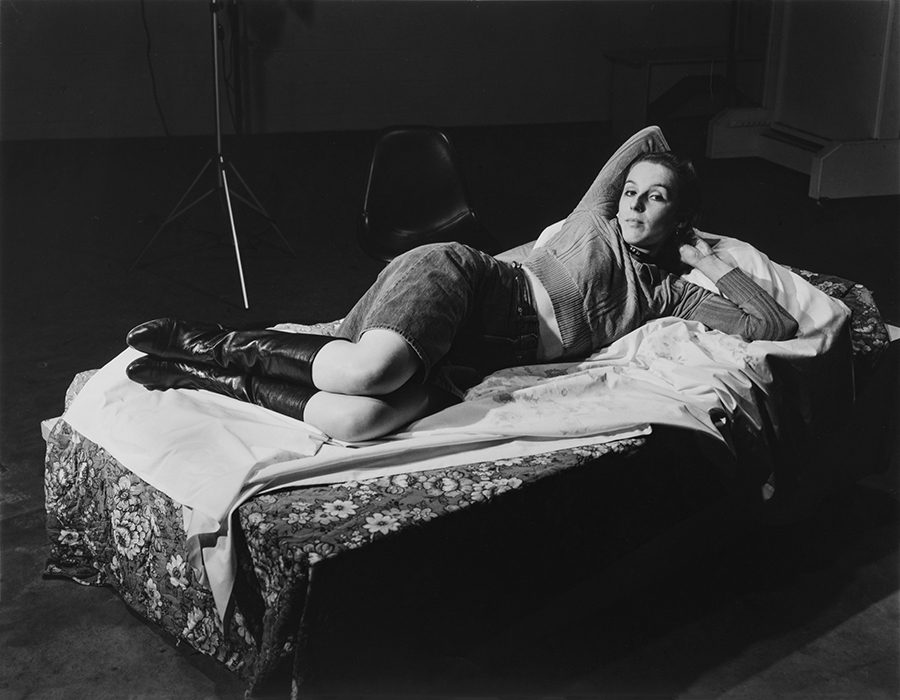 "Art in Context: La Maja Vestida" (1977) by MANUAL is a gelatin silver print. (Courtesy Moody Gallery)