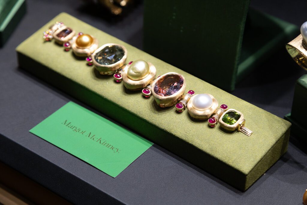 Margot McKinney jewels on display (Photo by Derek Gower)