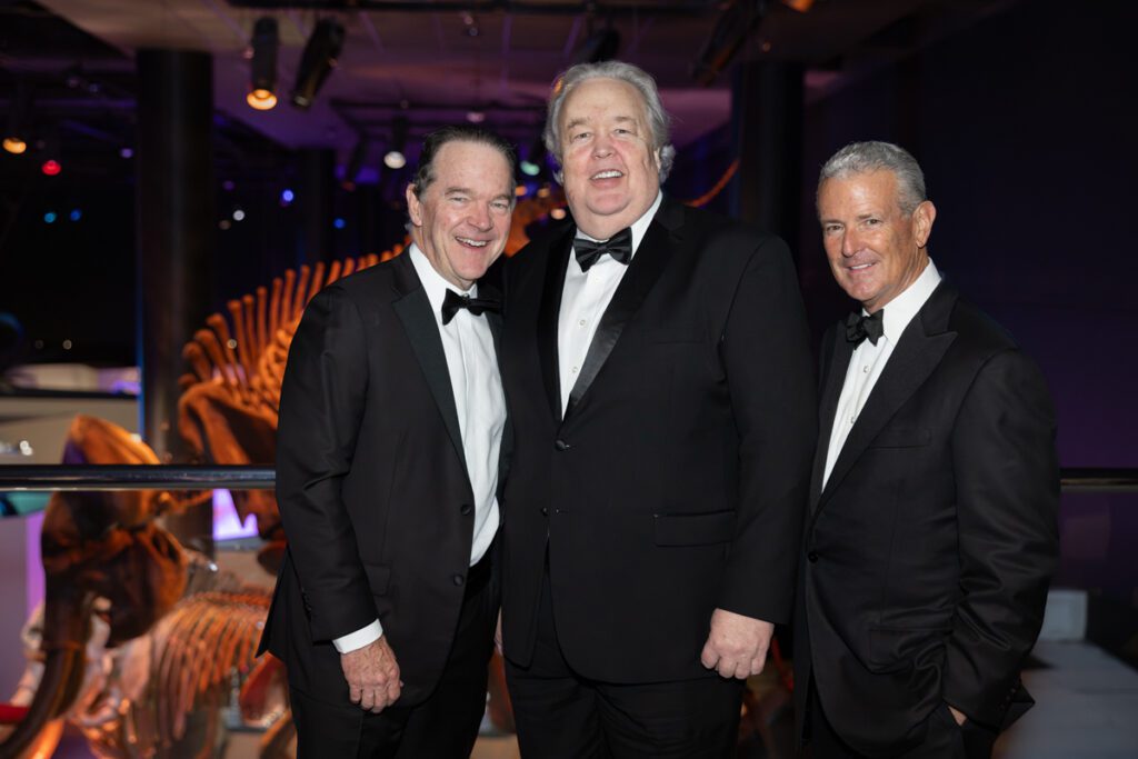 T. Mark Kelly, Joel Bartsch, Al Walker at the Houston Museum of Natural Science 'Futurama!' gala  (Photo by HMNS photographer Mike Rathke)