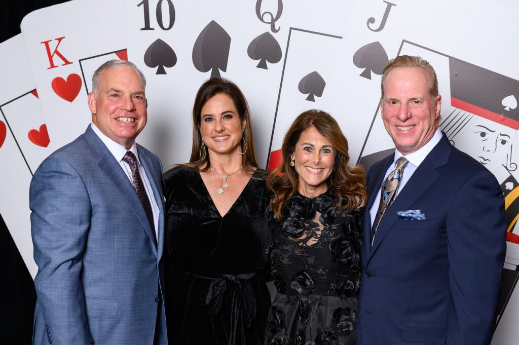 Honoree Murray Kalmin & Amy Kalmin Robin & Rodney Roth at the Jewish Community Center's Children's Scholarship Ball (Photo by Mark Katz Photography)