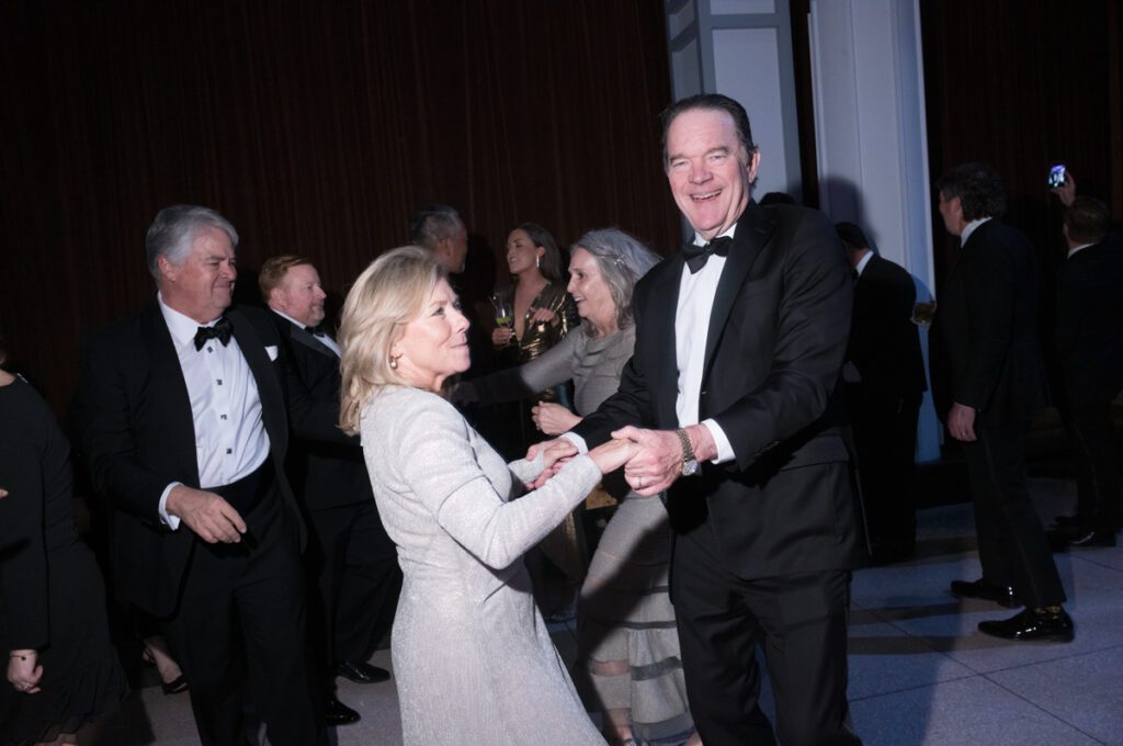 Patty & T. Mark Kelly on the dance floor at the Houston Museum of Natural Science gala.