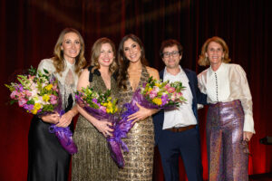 Program Chair Jodi Rubenstein, Ball Chair Lizzy Kamkahgi, Auction Co-Chairs Arin and Henry Freedman, President Board of Directors Elizabeth Cohen (1)