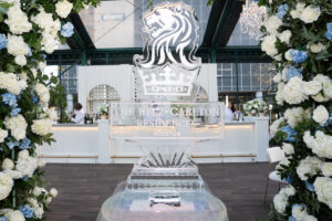 ice sculpture by Ice Designs Houston