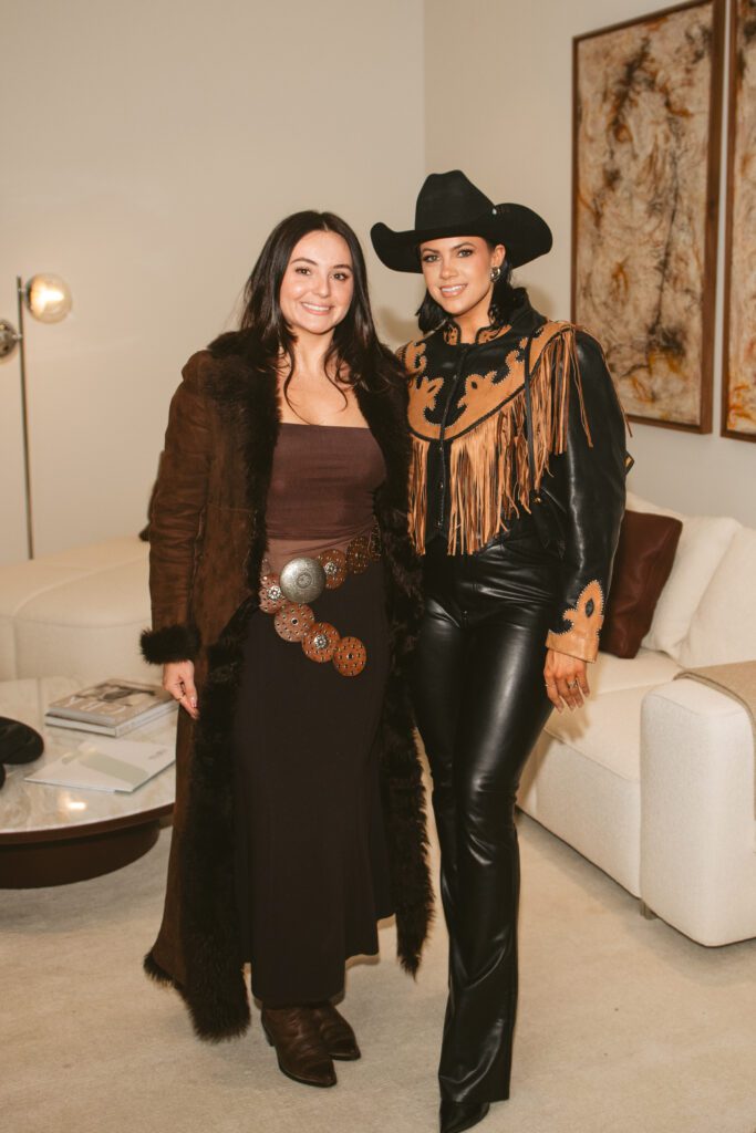 Lyndi Price, Shae Johnson at the Nan & Company Properties/PaperCity Cowboy Chic & the New West party