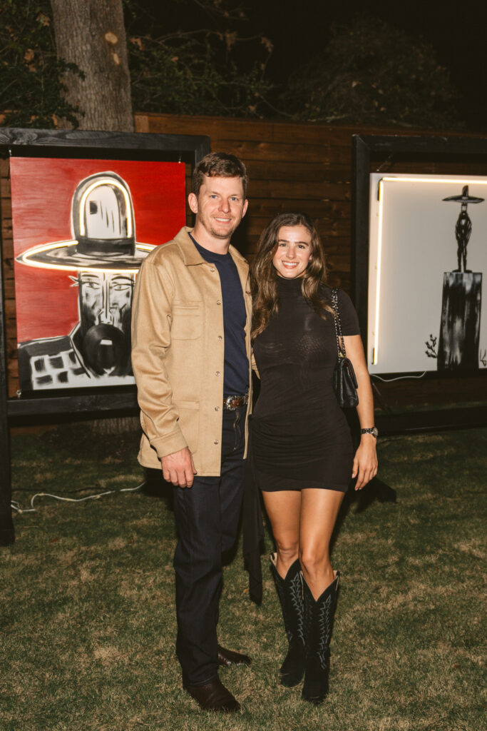 Daniel McCormack, Jackie Geaccone at the Nan & Company Properties/PaperCity Cowboy Chic & the New West event