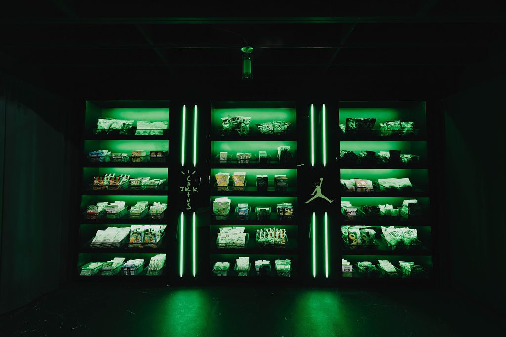 Environments unfold around visitors.