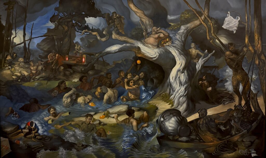 Dagon Blank, The Castigation of Tantalus, 2025 at Kirk Hopper Fine Art