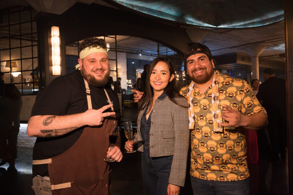 Jacob Counihan, Grace Zelaya, David Montano at The Truffle Masters evening (Photo by Daniel Ortiz)