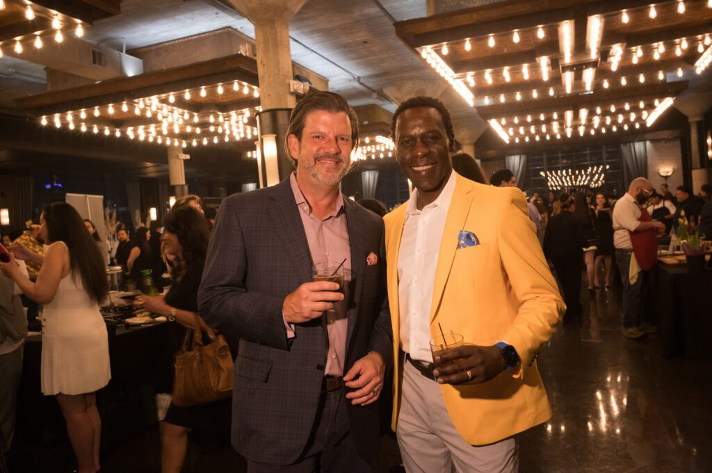Leland Turner, Leonard Kivuule at The Truffle Masters evening (Photo by Daniel Ortiz)