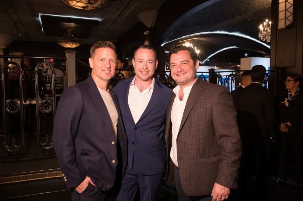 Robbie Cook, Ben Baxter, David Cordua at The Truffle Masters evening (Photo by Daniel Ortiz)