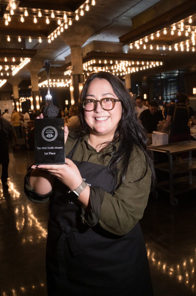 Cochinita & Co.'s Victoria Elizondo wins first place in The Truffle Masters competition (Photo by Daniel Ortiz) 