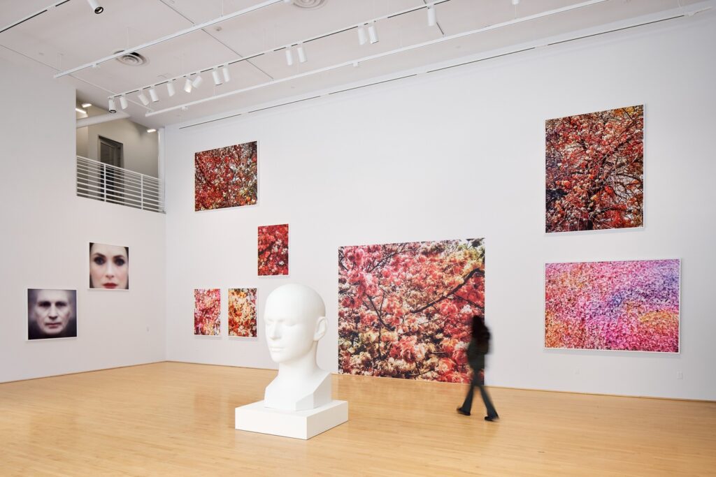 An installation view of Trevor Paglen’s work is featured in the exhibition "Imaging After Photography," which runs through May 9, 2026 at the Moody Center for the Arts at Rice University. (Photo by Alex Marks)