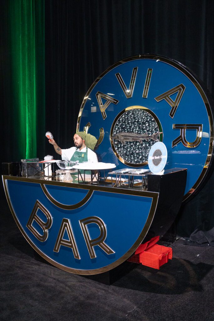 Wolfgang Puck Caviar Experience, sponsored by First Bank Texas (Photo by Derek Gower)