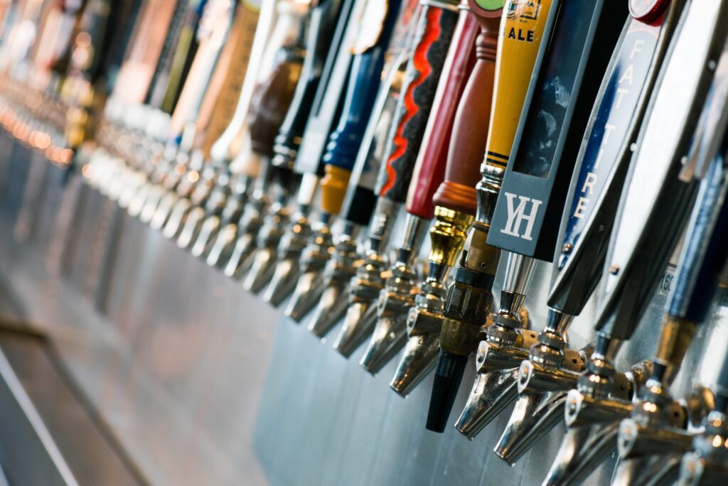 With more than 90 beers on tap, Yard House makes it easy to settle in and celebrate National Beer Day. (Photo courtesy Yard House)