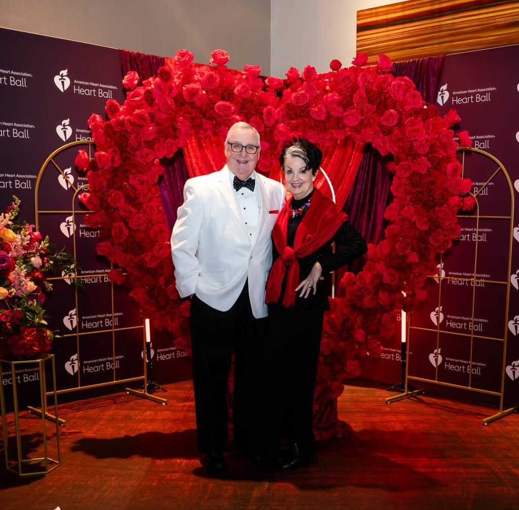 Gil and Debra Staley at the 2026 Heart Ball at The Woodlands Waterway Marriott. (Photo courtesy WDR Imagery)