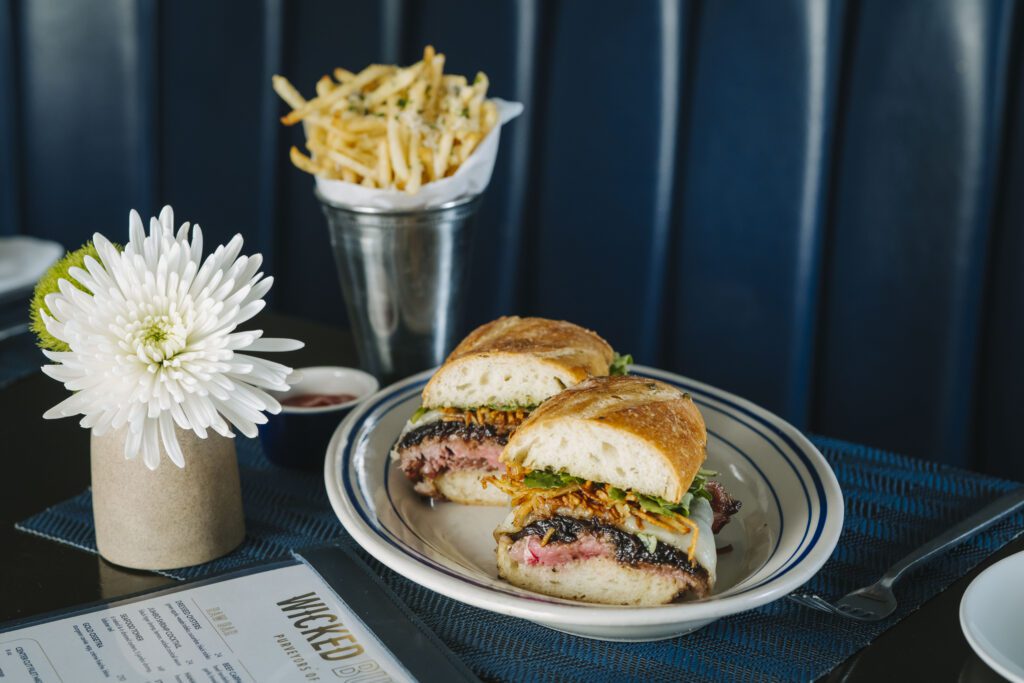 The Sinclair Hotel’s popular steakhouse, Wicked Butcher, will serve a holiday menu from 11 am to 3 pm that blends classic brunch favorites with its signature steakhouse dishes. (Courtesy)