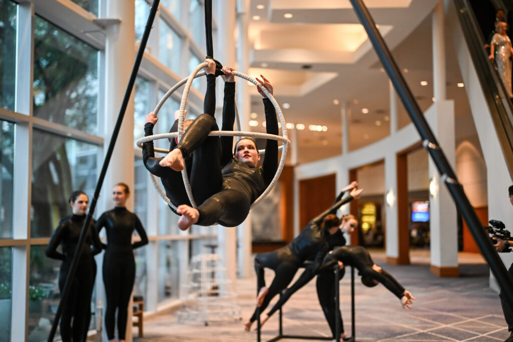 Students from The John Cooper School provided entertainment before the gala. (Photo by Armin Caratao Photography)