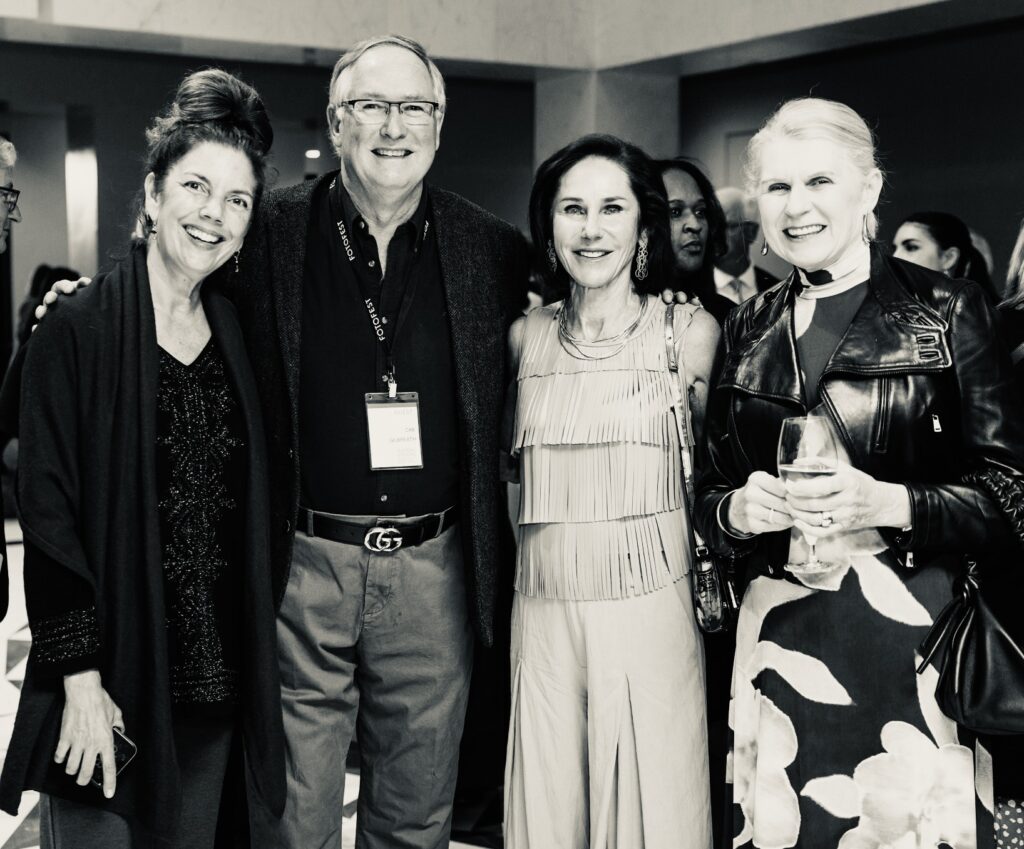 Cressandra Thibodeaux, Cab Gilbreath, Heidi Gerger, Alice Randall at the 2026 FotoFest Biennial Gala and Fine Print Auction (Photo by Johnny Than)