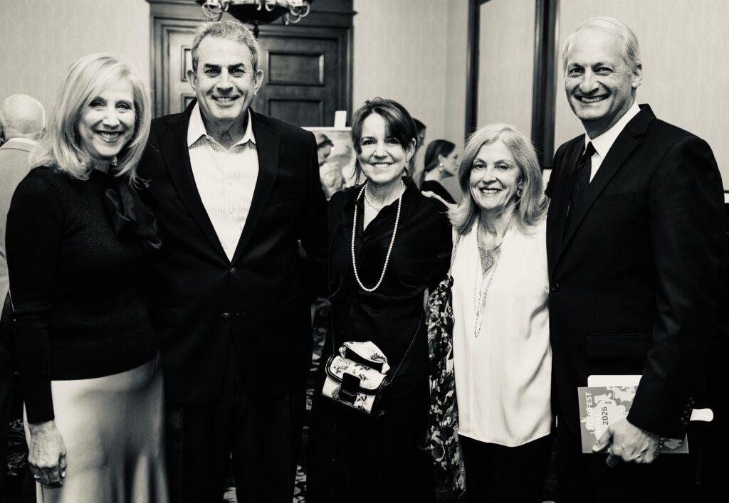 Linda & Michael Lang, Lisa Spier, Madeleine Plonsker, Greg Spier at the 2026 FotoFest Biennial Gala and Fine Print Auction (Photo by Johnny Than)