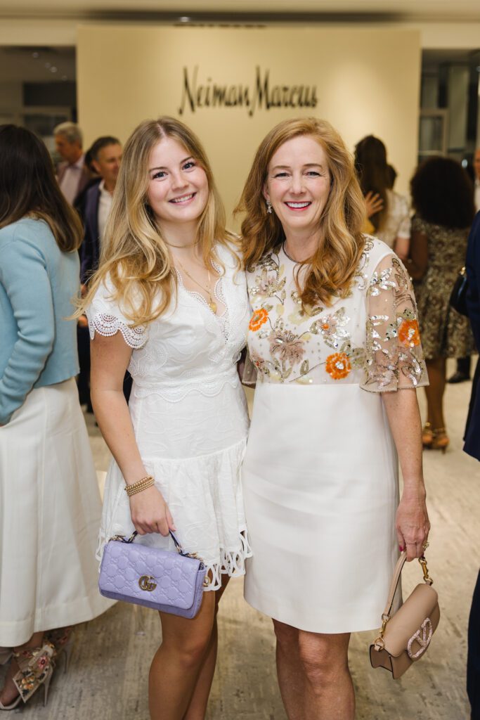 Claire Thacker, Allison Thacker at the PaperCity Philanthropy in Fashion Best Dressed announcement party. (Photo by Johnny Than)