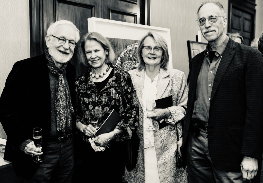 Fraiser King, Mary Axelrad, Carroll & Paul Liffman at the 2026 FotoFest Biennial Gala and Fine Print Auction (Photo by Johnny Than)