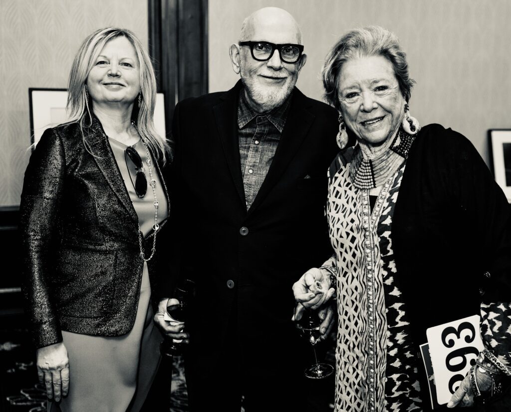 Slavka Glaser, Carl Palazzolo, Wendy Luers at the 2026 FotoFest Biennial Gala and Fine Print Auction (Photo by Johnny Than)