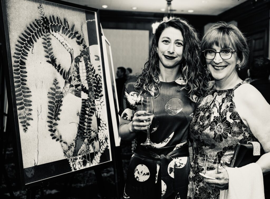 Mia Dalglish, Martha Moore at the 2026 FotoFest Biennial Gala and Fine Print Auction (Photo by Johnny Than)