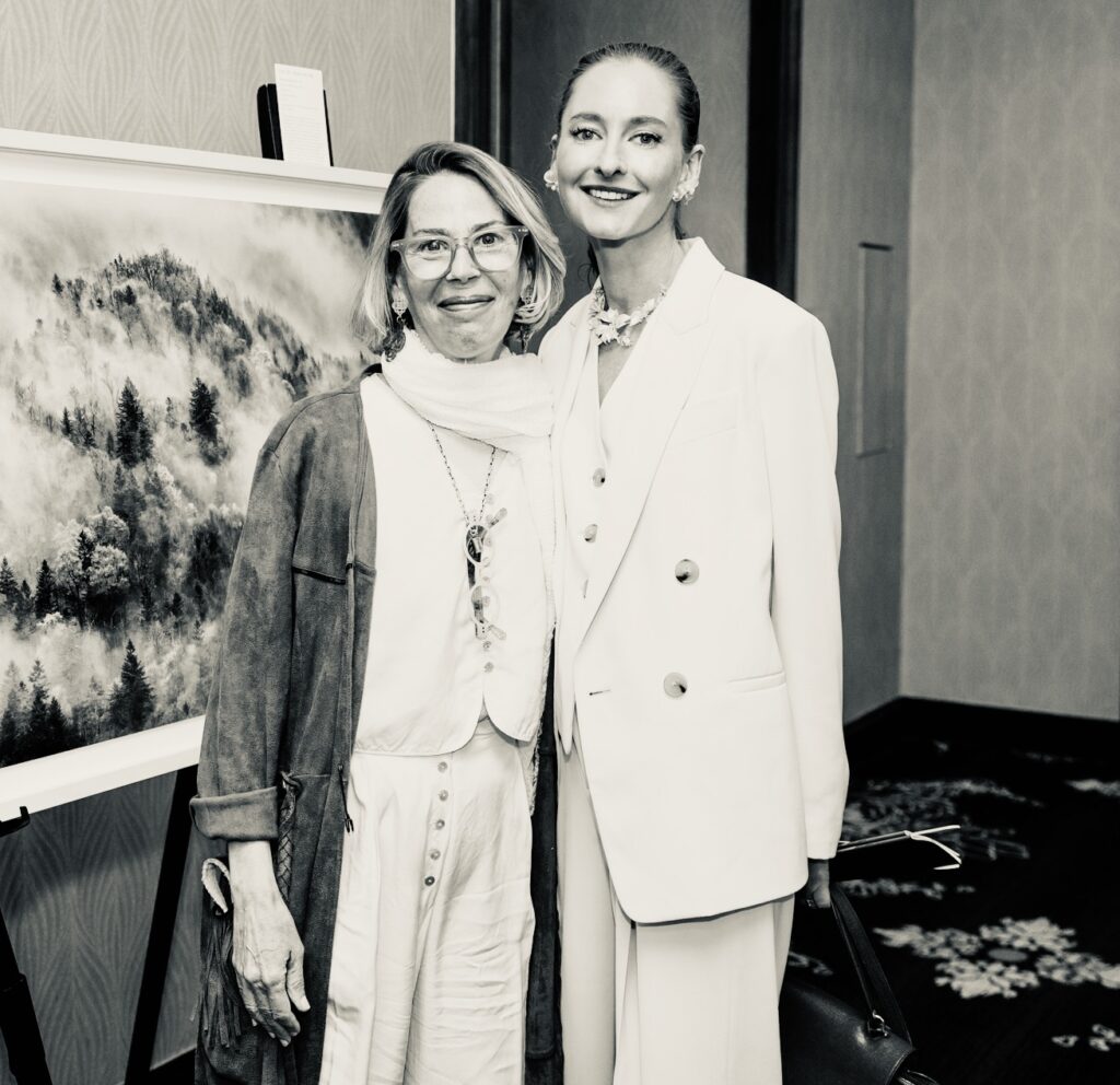 Vivian Arcidiacono, Abigail Owen-Pontez at the 2026 FotoFest Biennial Gala and Fine Print Auction (Photo by Johnny Than)