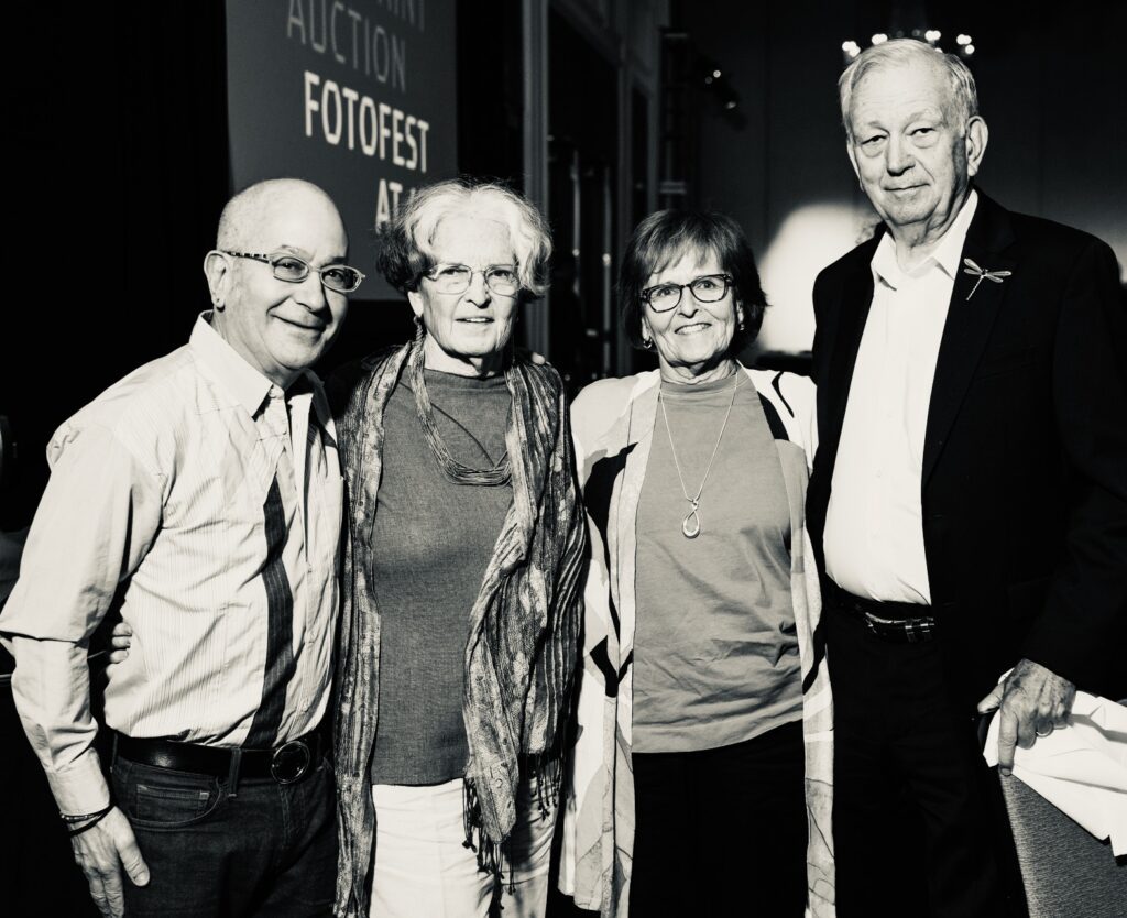 Brad Temkin, Anne Wilkes Tucker, Barbara & Jimmy Hemphill at the 2026 FotoFest Biennial Gala and Fine Print Auction (Photo by Johnny Than)