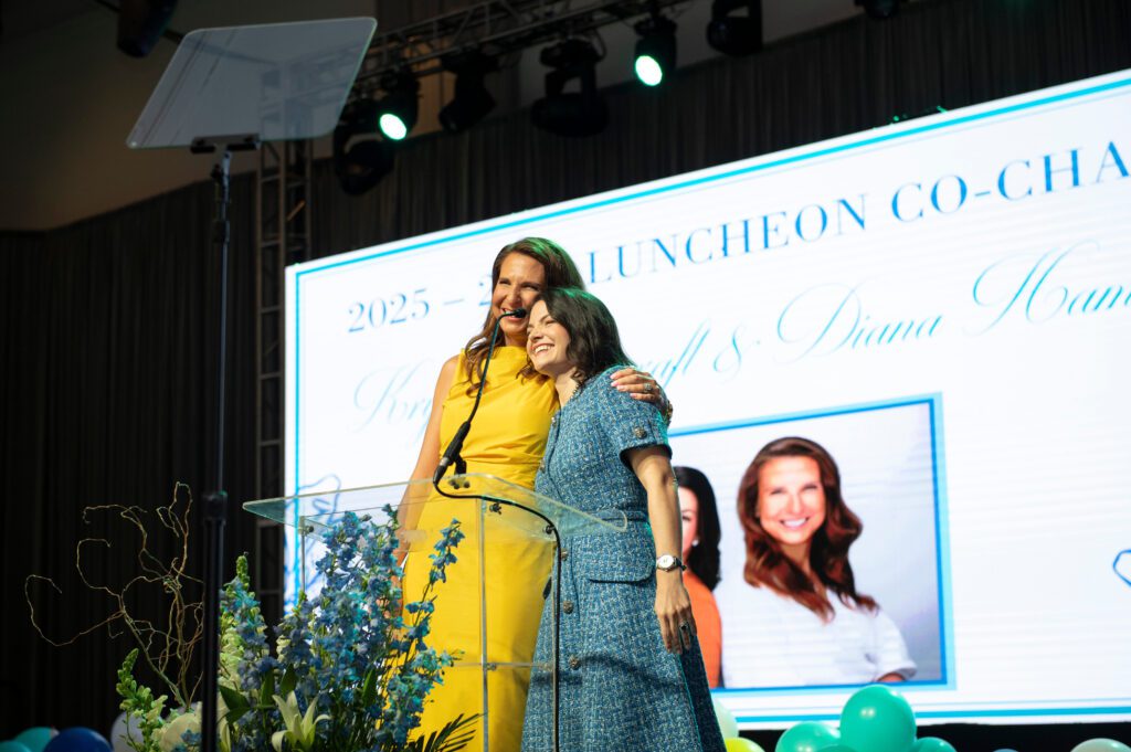 JLD Milestones Luncheon Co-Chair Diana Hamilton, JLD Milestones Luncheon Co-Chair Krystle Craycraft (Photo by Tamytha Cameron and Celeste Cass)