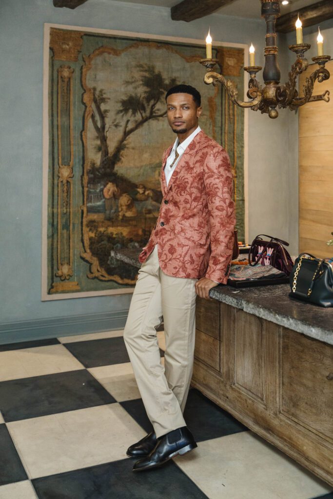 The colorful looks of Etro's  spring/summer 2026 collection on view for a VIP showing at Hotel Granduca (Photo by Johnny Than) 