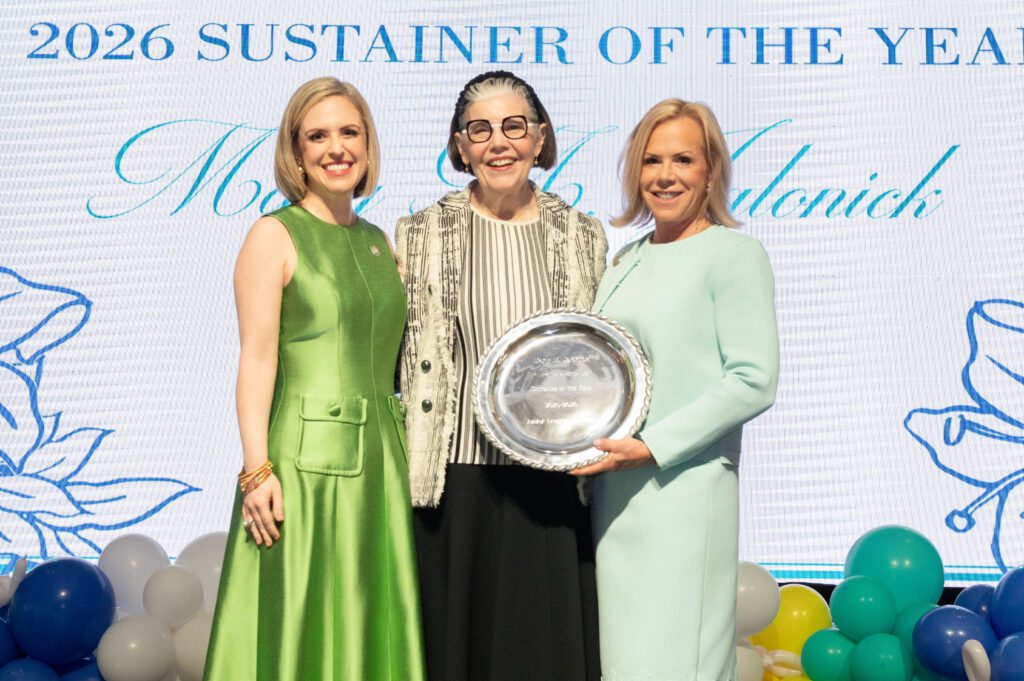 JLD President Dr. Lindsay Davis, JLD Sustainer of the Year Mary M. Jalonick, JLD Sustainer President Lori Whitlow Christensen (Photo by Tamytha Cameron and Celeste Cass)