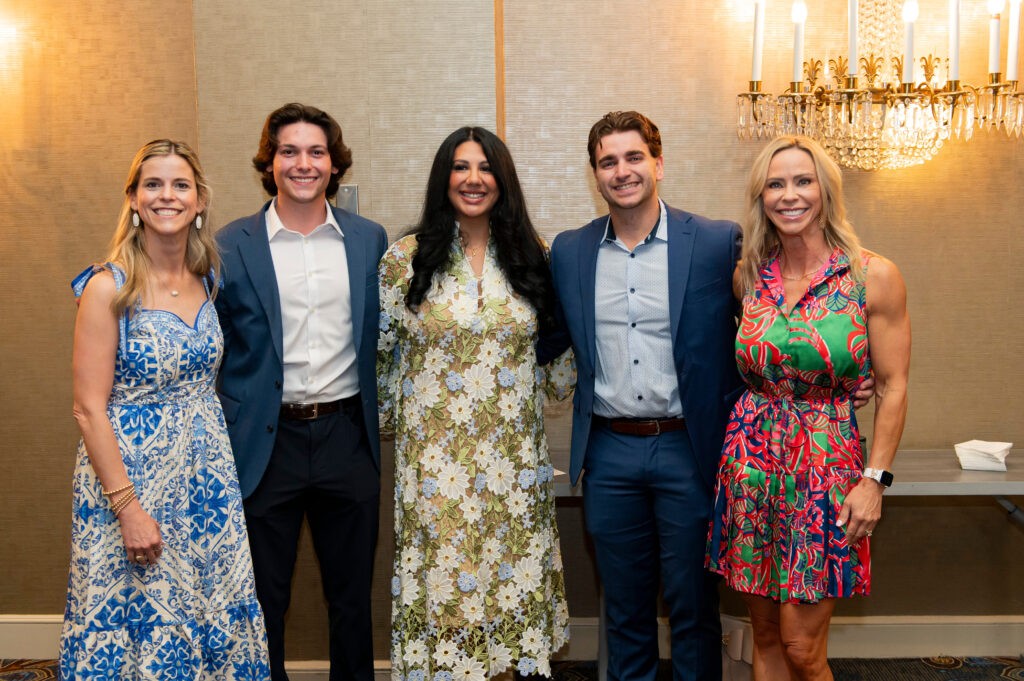 Holly Sechrest, Kaden Elrich, JLD League Initiated Projects Director Priscilla Wood, Luke Chutko, Heather Bowers (Photo by Tamytha Cameron and Celeste Cass)