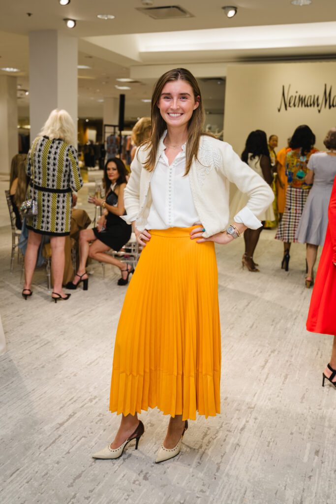 Mimi Knolle at the PaperCity Philanthropy in Fashion Best Dressed announcement party. (Photo by Johnny Than)