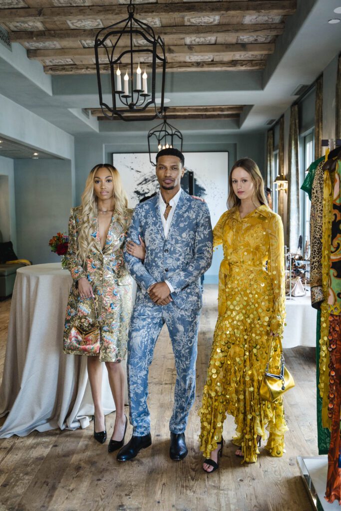 The colorful looks of Etro's  spring/summer 2026 collection on view for a VIP showing at Hotel Granduca (Photo by Johnny Than)
