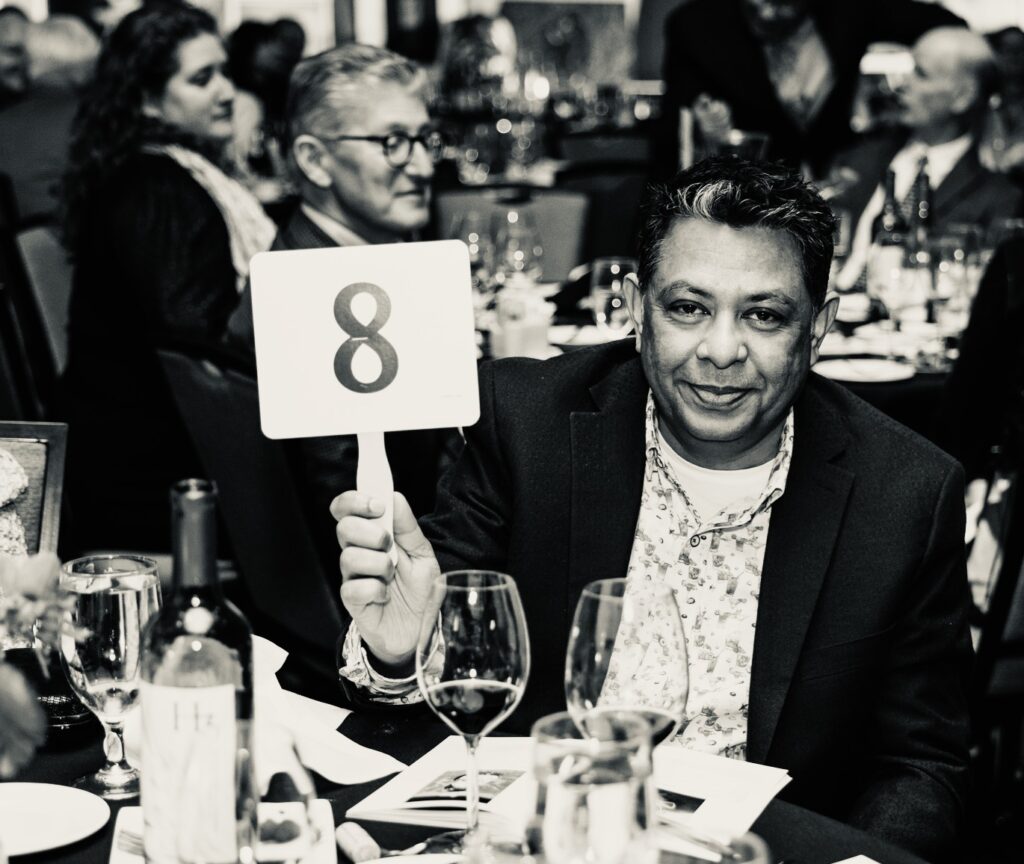 Masud Haq at the 2026 FotoFest Biennial Gala and Fine Print Auction (Photo by Johnny Than)