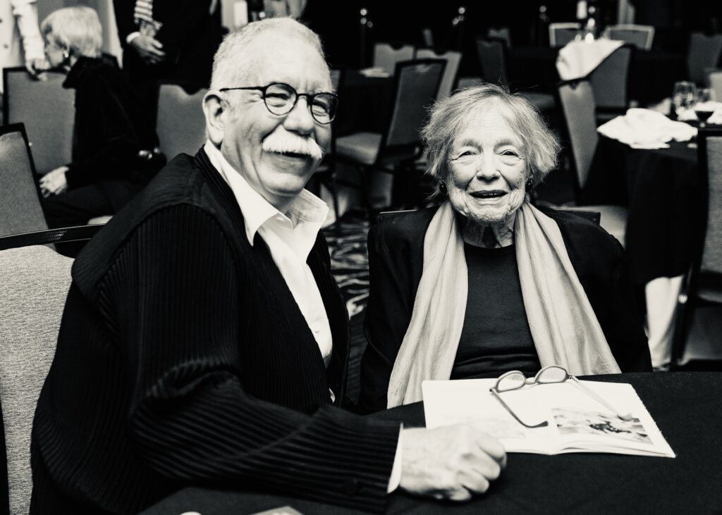 FotoFest executive director Steven Evans, Wendy Watriss at the 2026 FotoFest Biennial Gala and Fine Print Auction (Photo by Johnny Than)