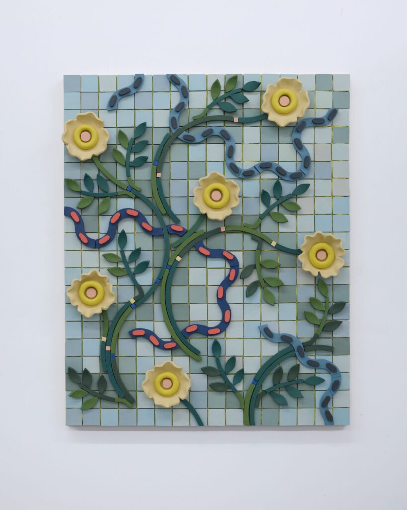 Genesis Belanger, "Self Optimization," 2025, at Perrotin (Photo by Pauline Shapiro. Courtesy the artist and Perrotin)