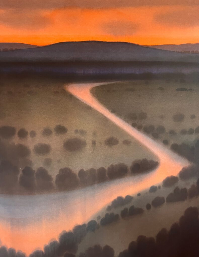 Magali Cazo, "Paysage de l’imaginaire.2," 2026, at Wishbone Gallery (Courtesy Wishbone Gallery)