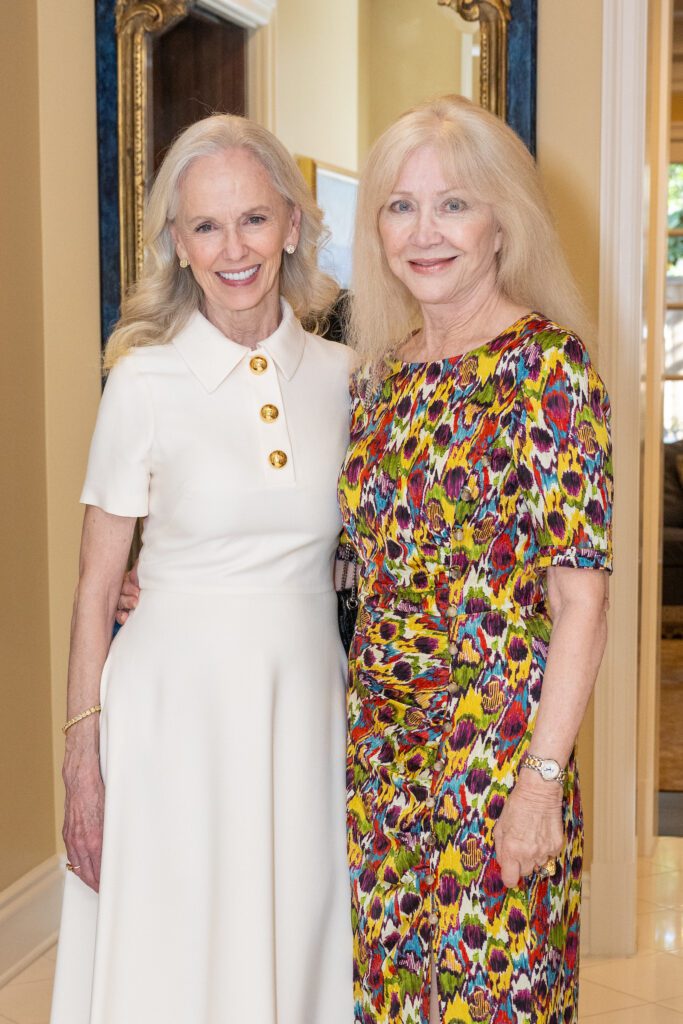 Susan Sarofim, Astrid Van Dyke at the French Heritage Society Houston Chapter inaugural event. (Photo by Jacob Power)