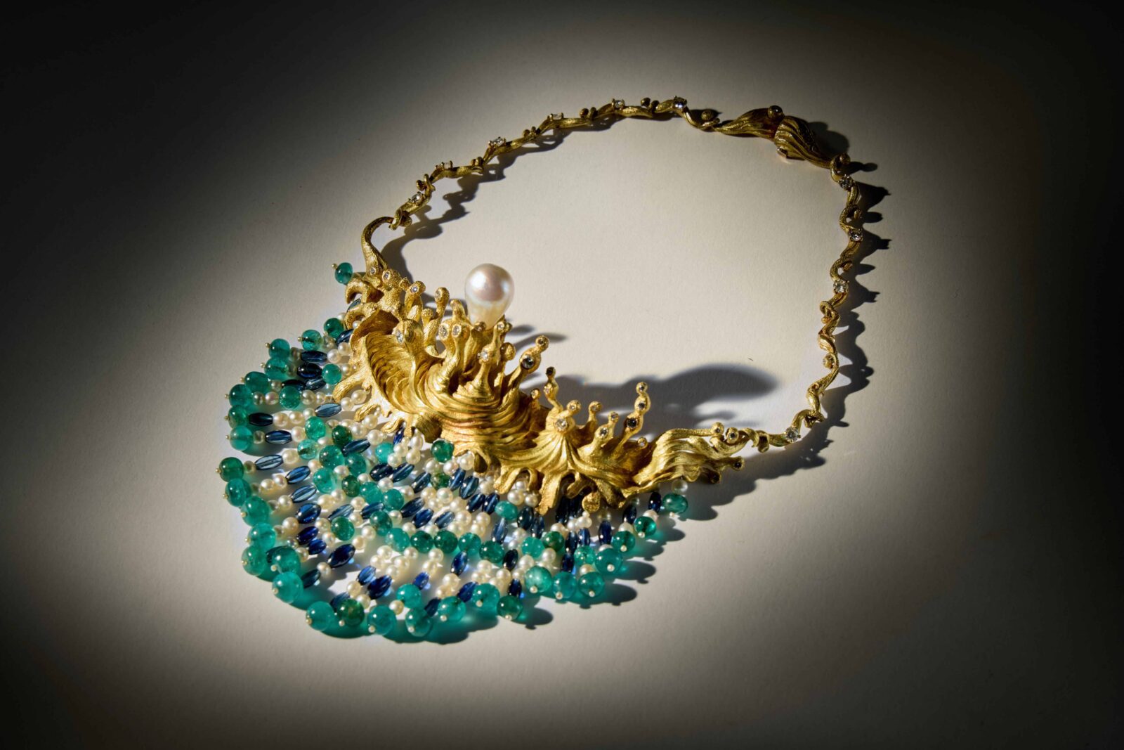 Salvador Dalí, "Swirling Sea Necklace," 1963, realized $855,229 USD when it sold in Sotheby’s Surrealism and Its Legacy auction in Paris on October 24, 2025.