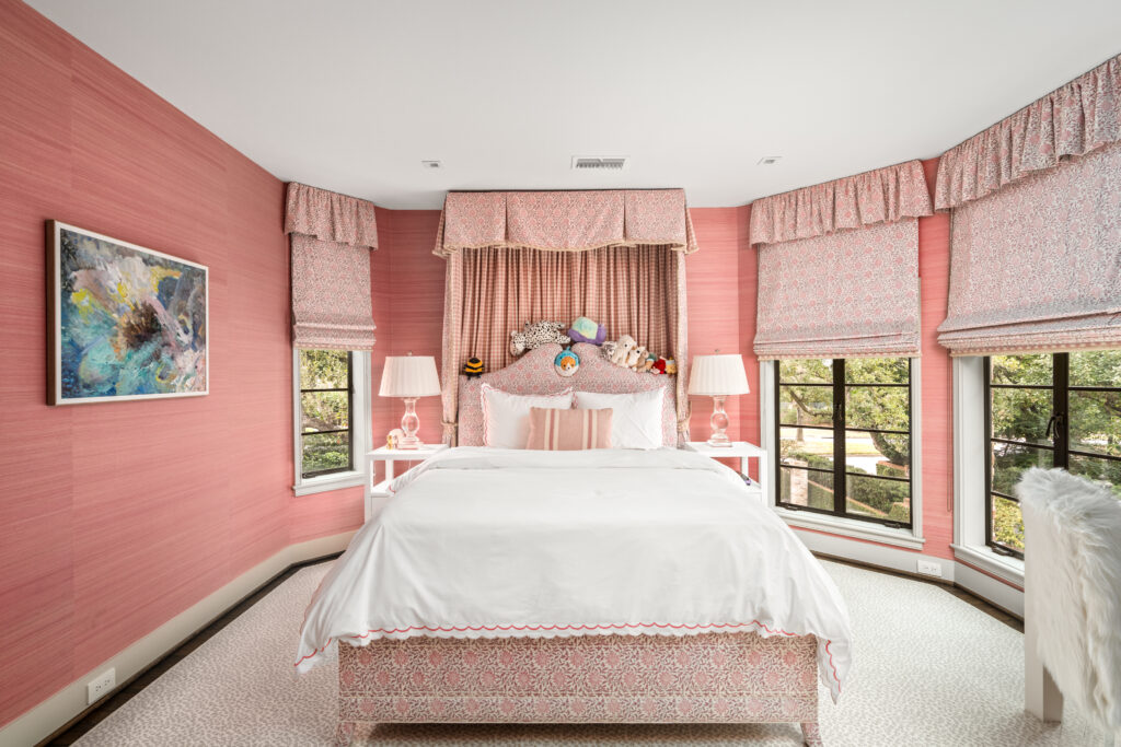 One of four bedrooms at 1419 Kirby (Photo by Sonya Bertolino / Compass)