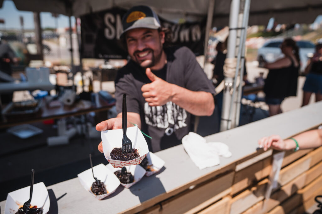 The Syndicate Smokedown barbecue competition selects 10 winners over three categories: spare ribs, chicken, and brisket. (Courtesy)
