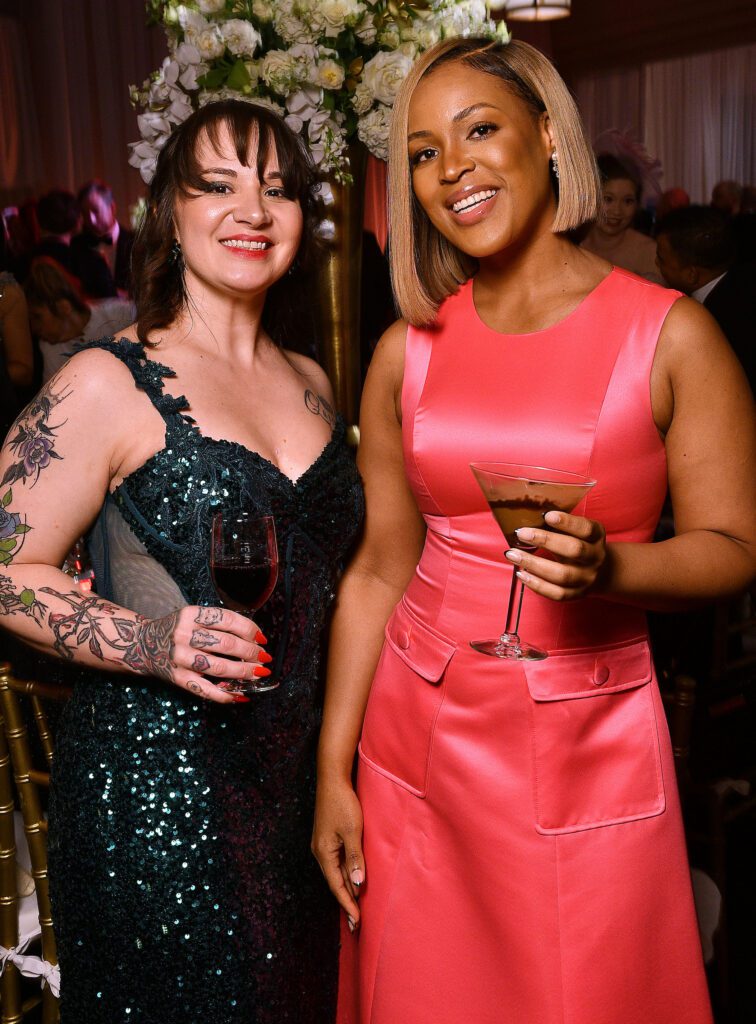 Rebecca Claybourn, Roya Gordon at the Houston Grand Opera ball (Photo by Dave Rossman)
