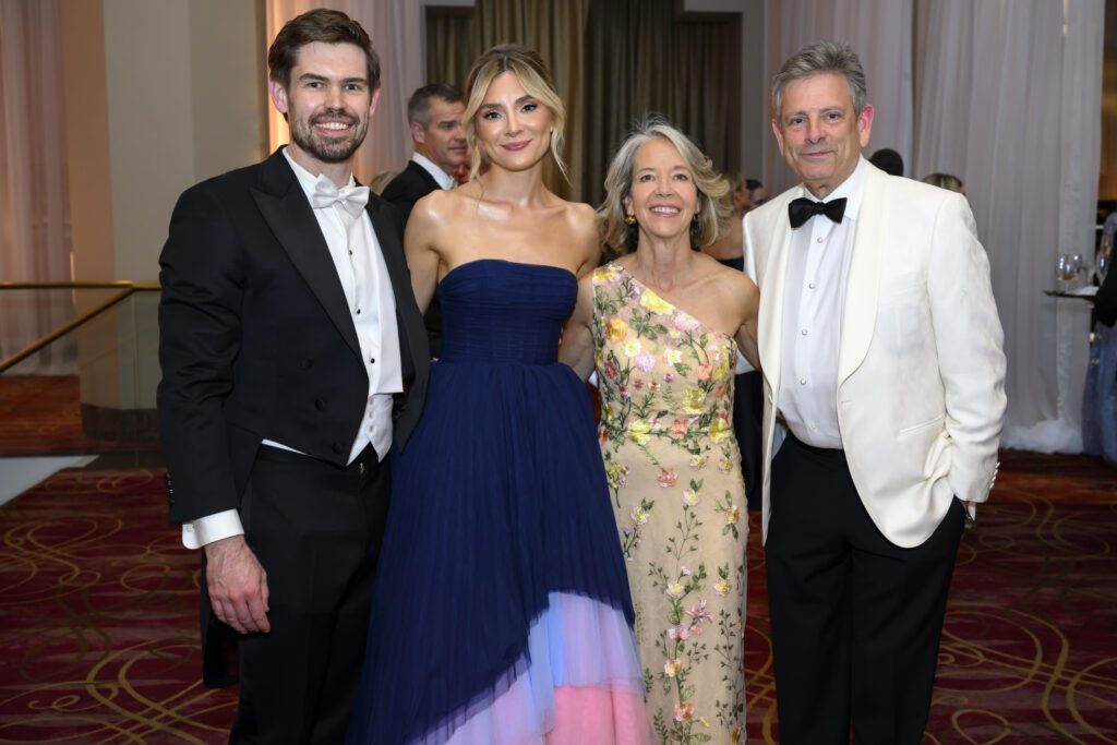 Matthew Healey, Denise Reyes, Tracy Maddos, John Serpe at the Houston Grand Opera ball (Photo by Michelle Watson/Catchlight Group)