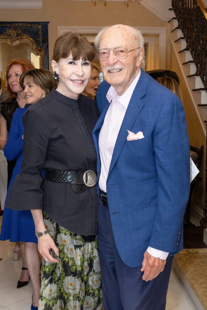 Shelby Hodge & Shafik Rifaat at the French Heritage Society Houston chapter's inaugural event (Photo by Jacob Power)