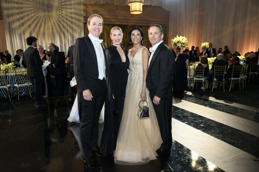 Danny & Isabel David, Kristy & Chris Bradshaw at the Houston Grand Opera ball (Photo by Michelle Watson/Catchlight Group)