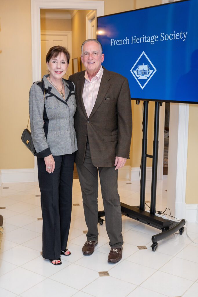 Elizabeth & Alan Stein at the French Heritage Society Houston chapter's inaugural event (Photo by Jacob Power)